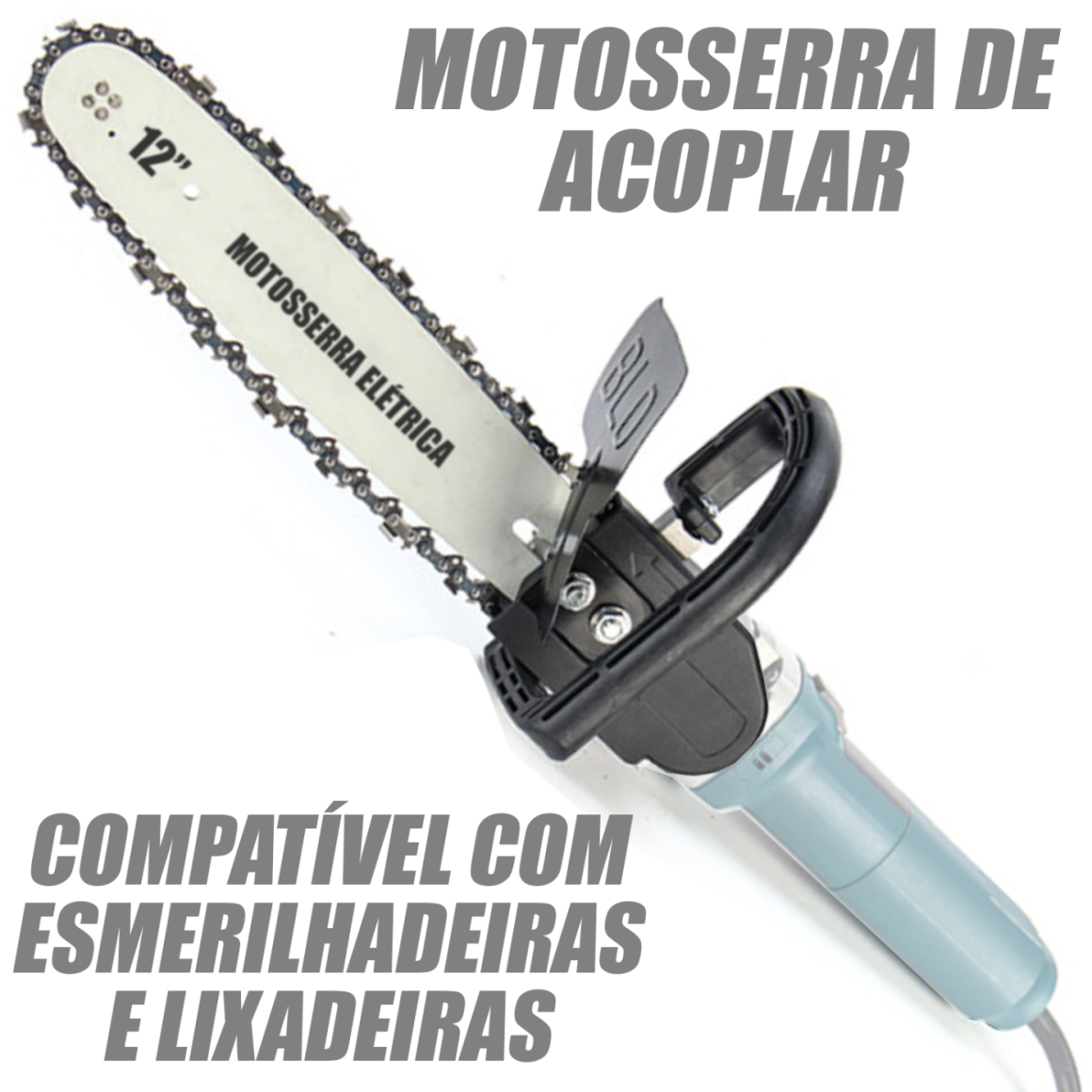 KIT MOTOSSERRA - ADAPTADOR PARA ESMERILHADEIRA E LIXADEIRA - Imagem 2