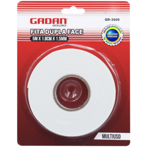 FITA DUPLA FACE ESPUMA 5M - GADAN