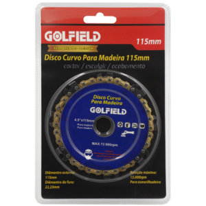 Disco Corte Com Corrente Motossera Para Madeira 115Mm