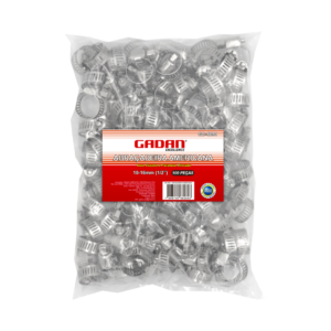 ABRAÇADEIRA DE METAL 10-16MM EM PACOTE COM 100UN - GADAN