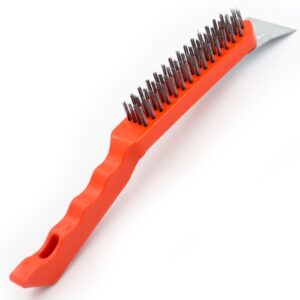 ESCOVA DE AÇO COM RASPADOR - GADAN